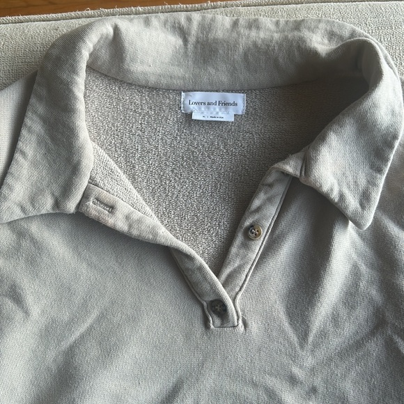 Lovers and friends cropped light weight sweatshirt - Picture 2 of 3